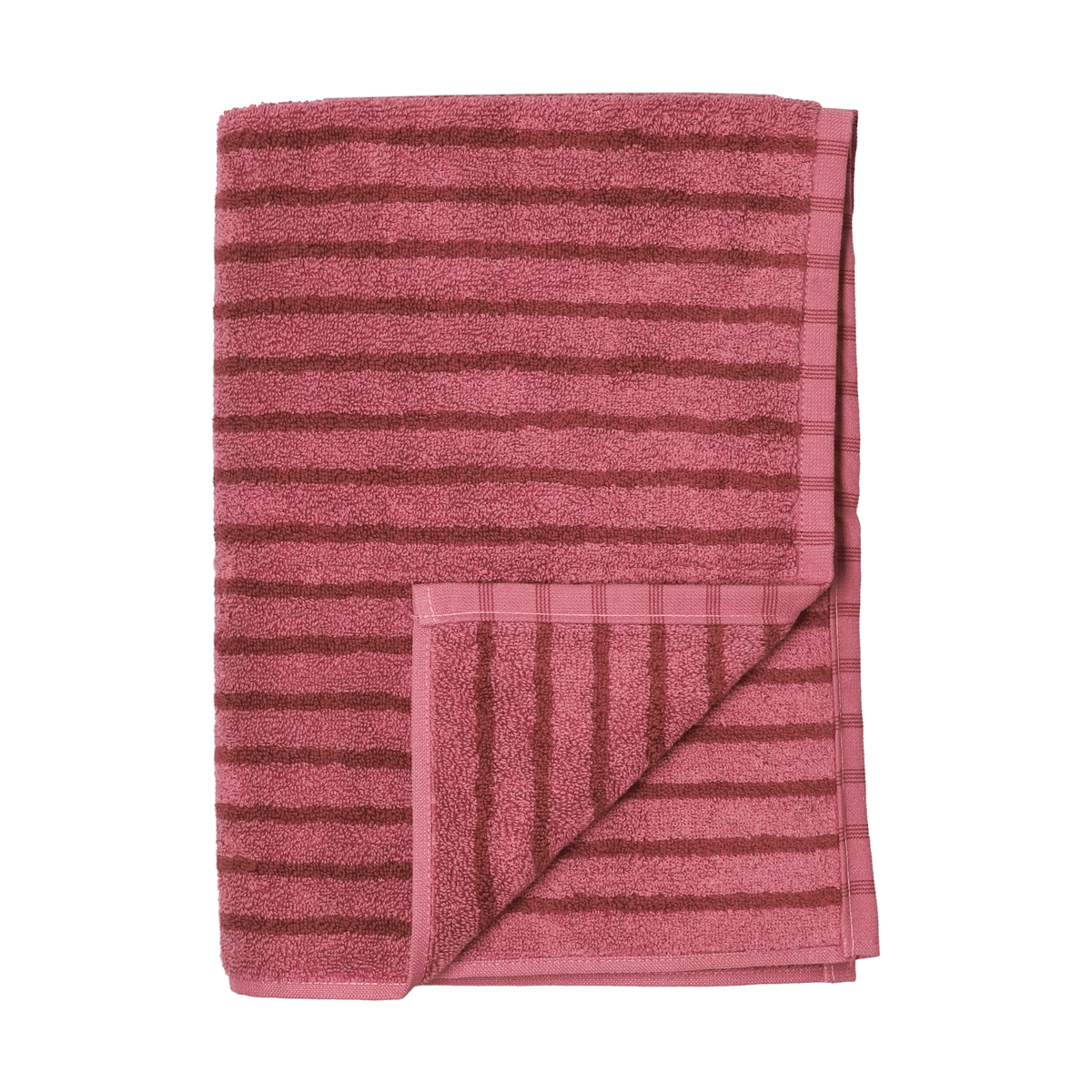 Scandi Living Drift Handtuch 50x70 cm Rosa-Rot