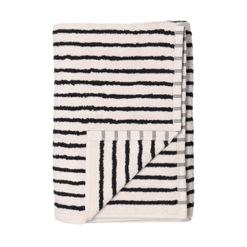 Drift Handtuch 50x70 cm - Weiß-schwarz - Scandi Living