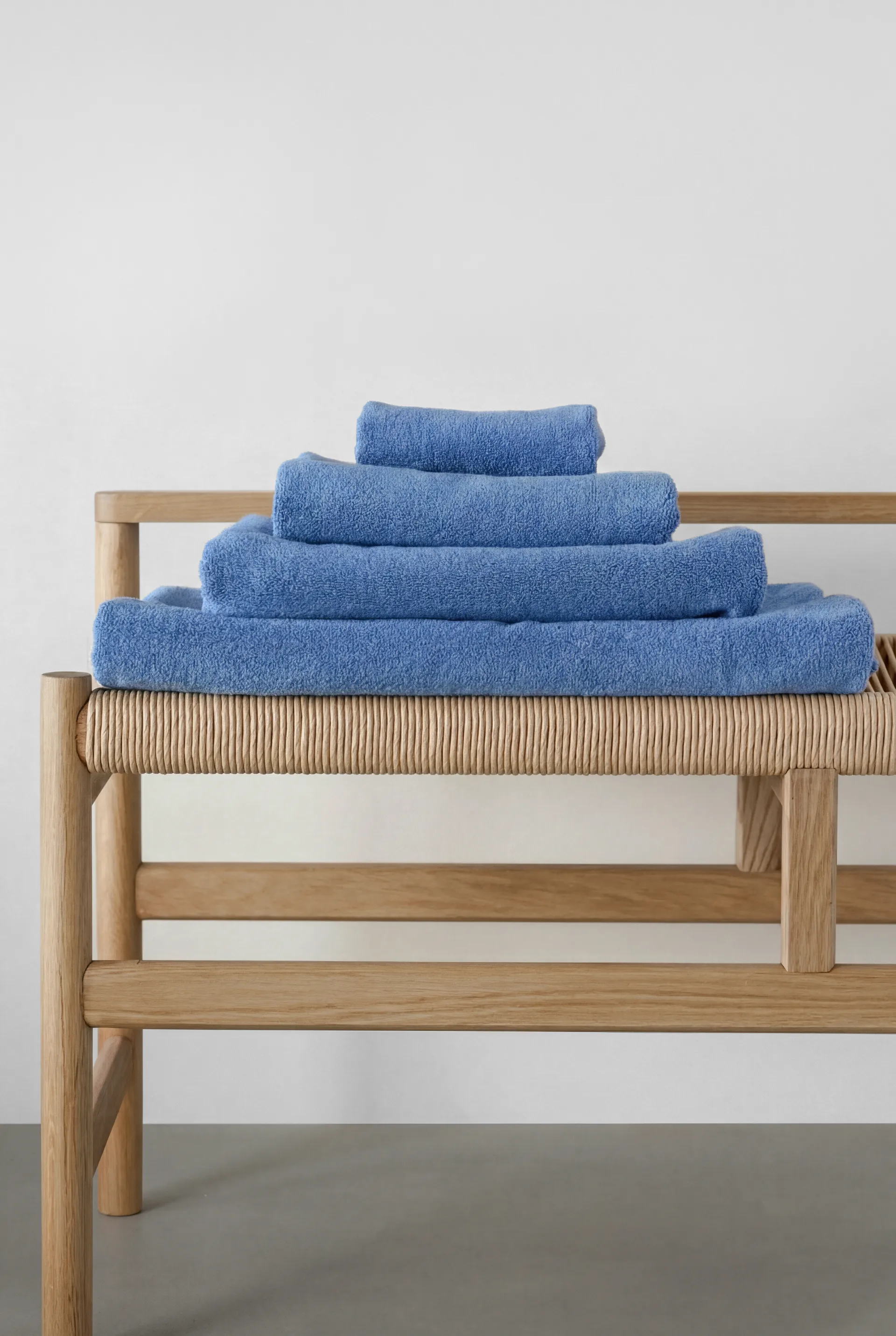 Drift Handtuchset 4-teilig – Blau Scandi Living