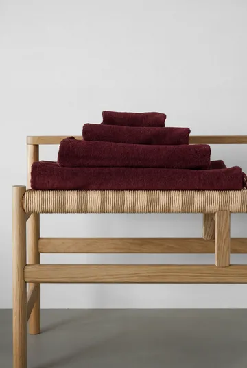 Drift Handtuchset 4-teilig – Rot - Scandi Living