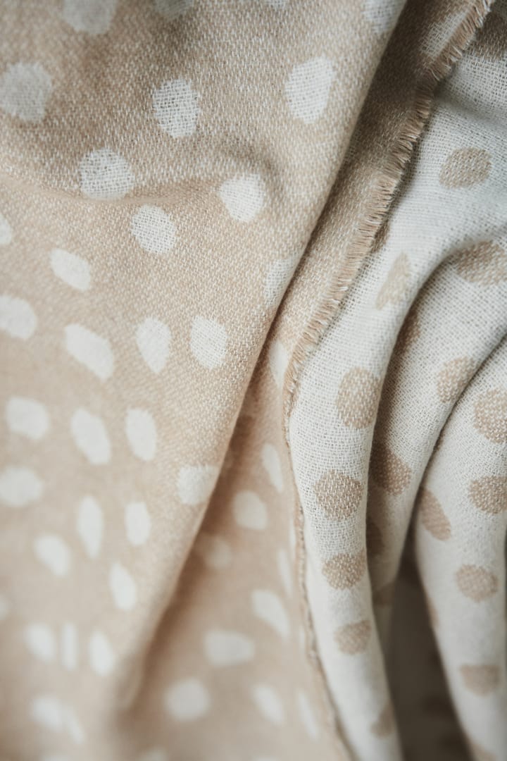 Droplets Baumwolldecke 130 x 185cm - Beige - Scandi Living