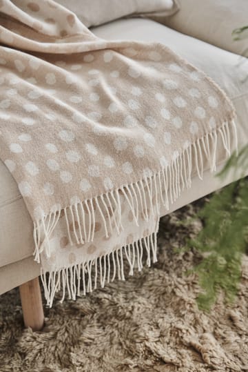 Droplets Baumwolldecke 130 x 185cm - Beige - Scandi Living