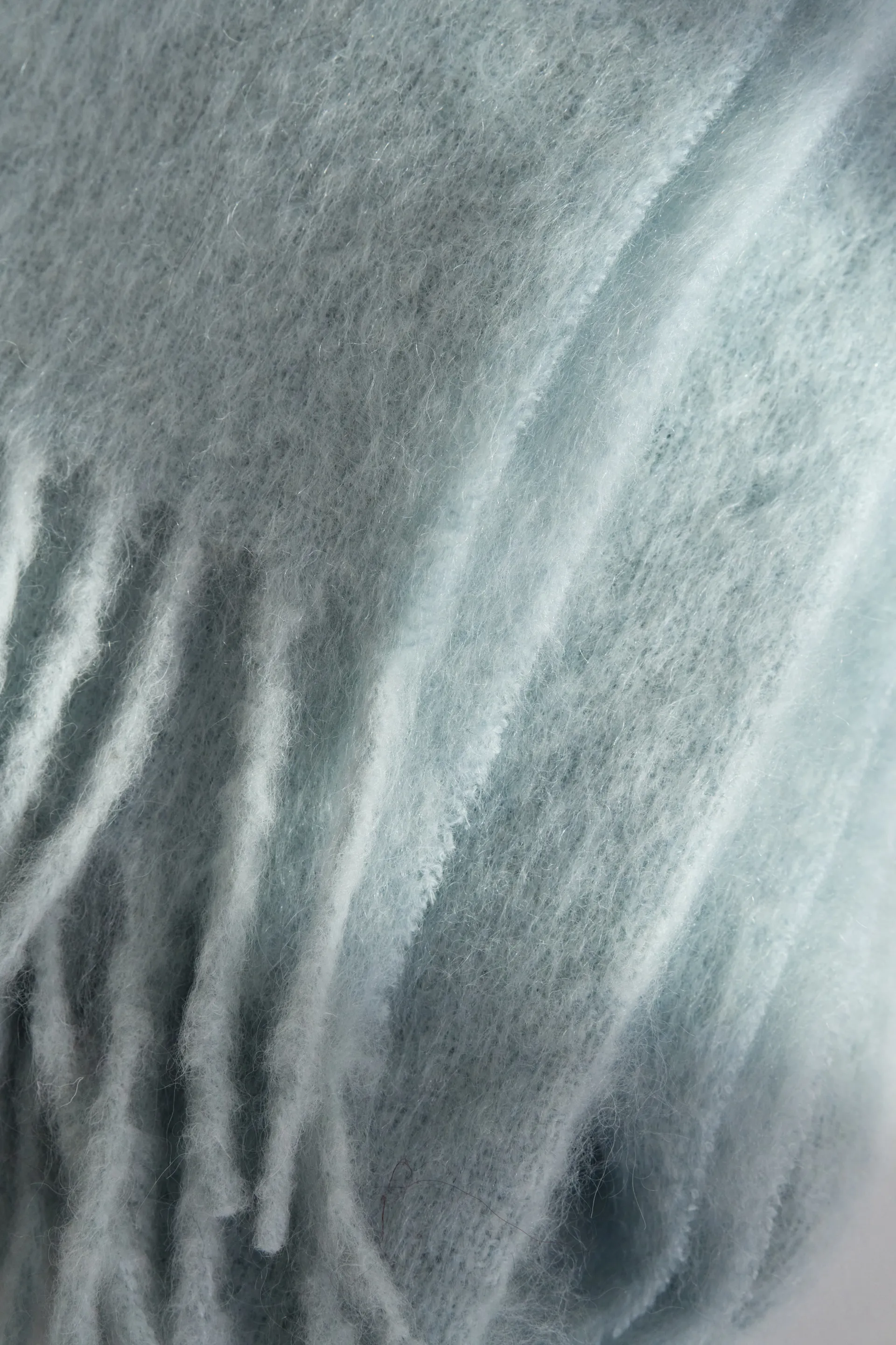 Dune Mohair Decke 130x170 cm, Ice blue Scandi Living