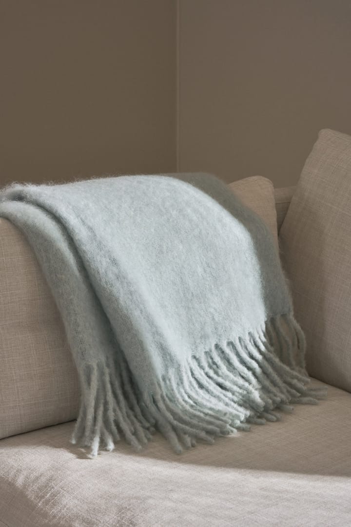 Dune Mohair Decke 130x170 cm, Ice blue Scandi Living