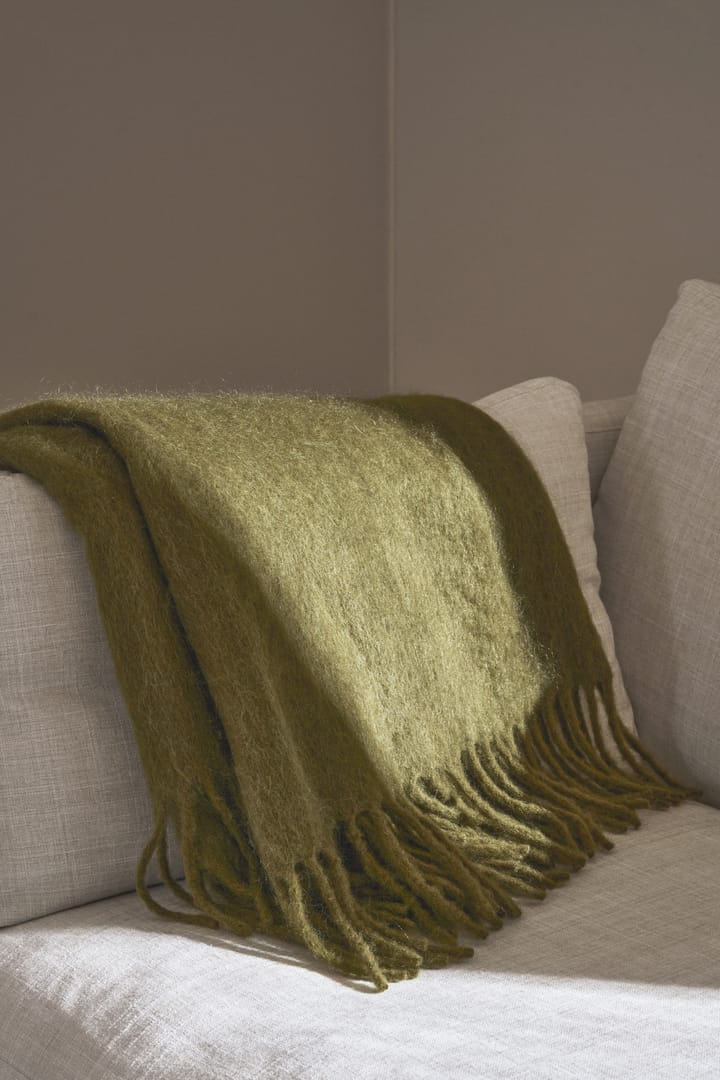 Dune Mohair Decke 130x170 cm, Olive Scandi Living