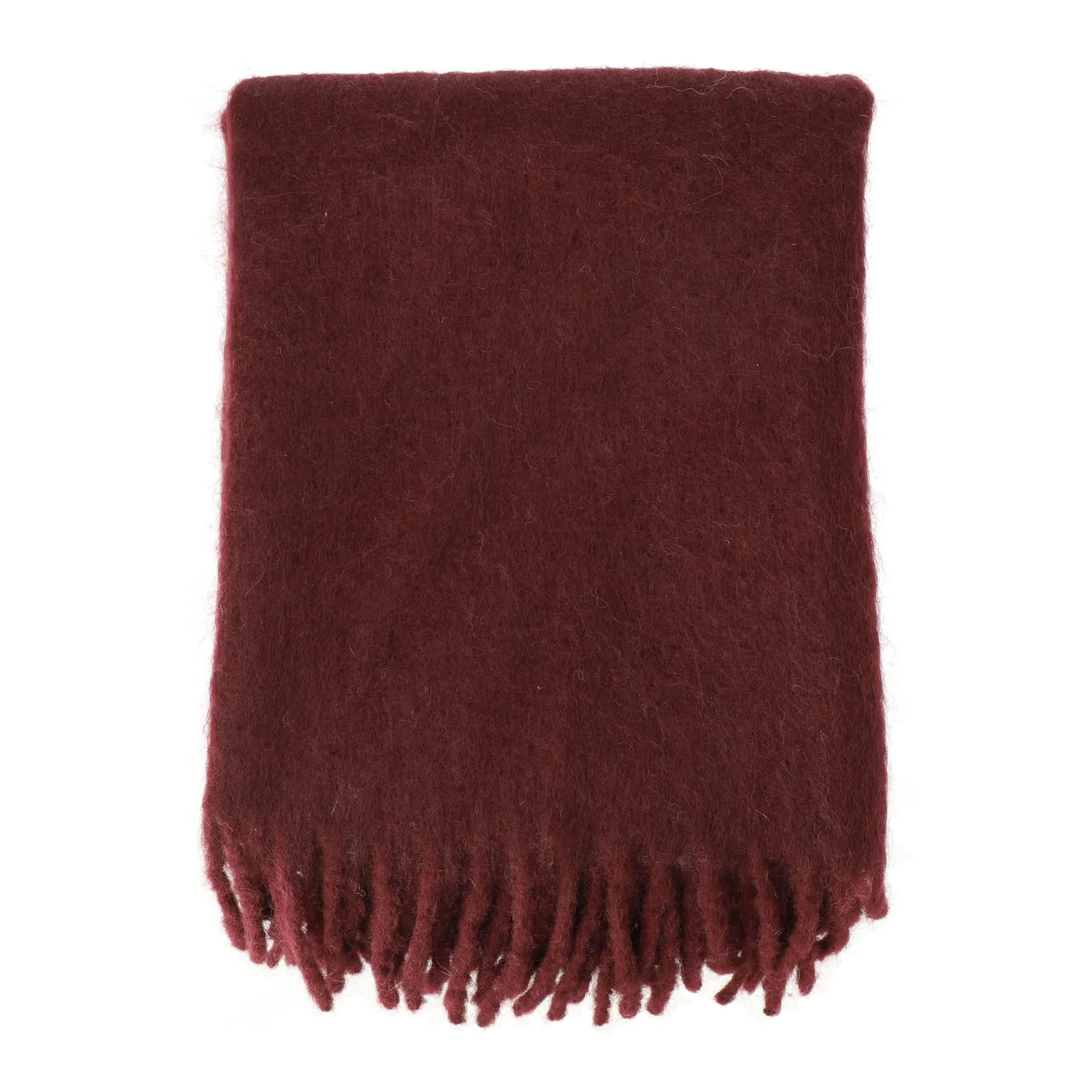 Dune Mohair Decke 130x170 cm, Plum Scandi Living