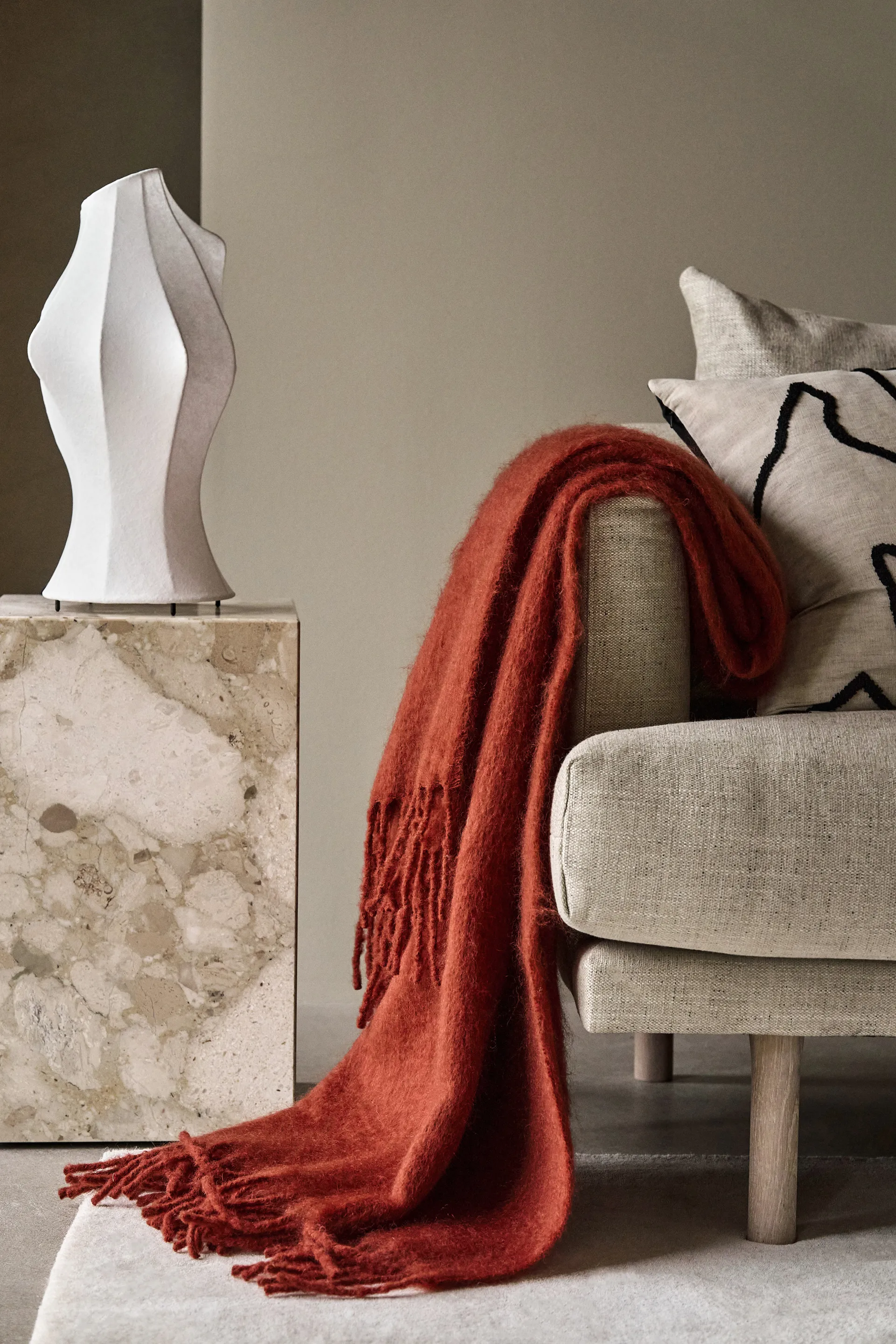 Dune Mohair Decke 130x170 cm, Sienna Scandi Living