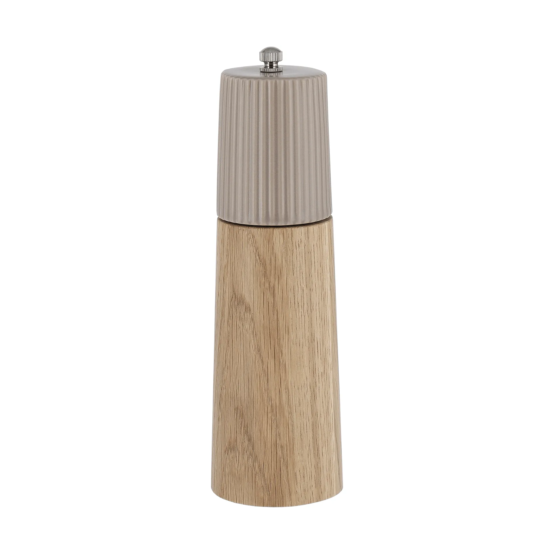 Edge Gewürzmühle, Taupe, 20 cm Scandi Living Edge Gewürzmühle, Taupe, 20 cm Scandi Living