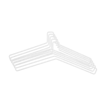 Edge Kleiderbügel 5er-Pack - White - Scandi Living