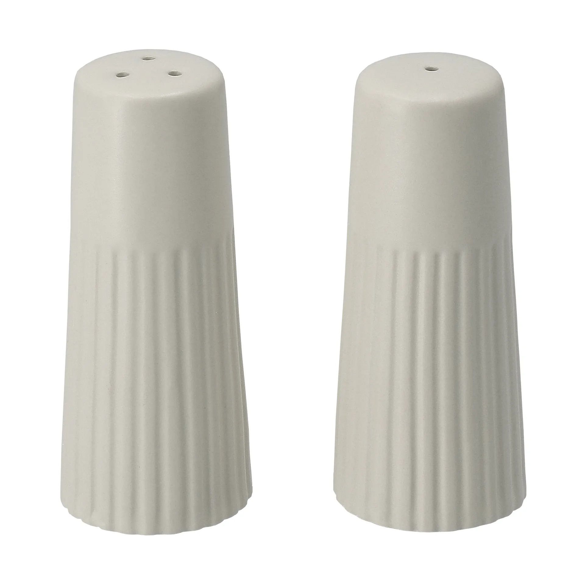 Edge Salz- & Pfefferstreuer 2-teilig, Weiß, Ø3,8x8,7 cm Scandi Living Edge Salz- & Pfefferstreuer 2-teilig, Weiß, Ø3,8x8,7 cm Scandi Living