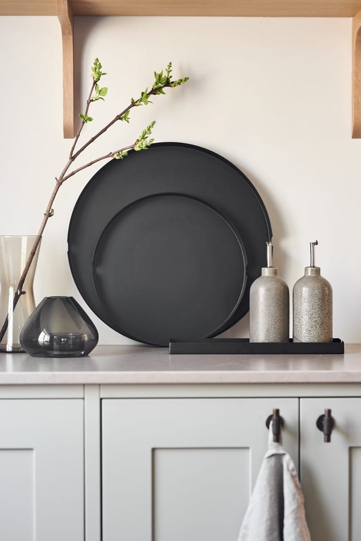 Edgy Tablett 10 x 32cm - Schwarz - Scandi Living