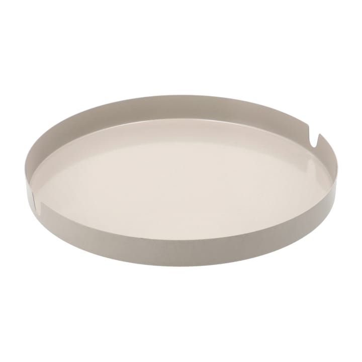 Edgy Tablett Ø30cm, Greige Scandi Living