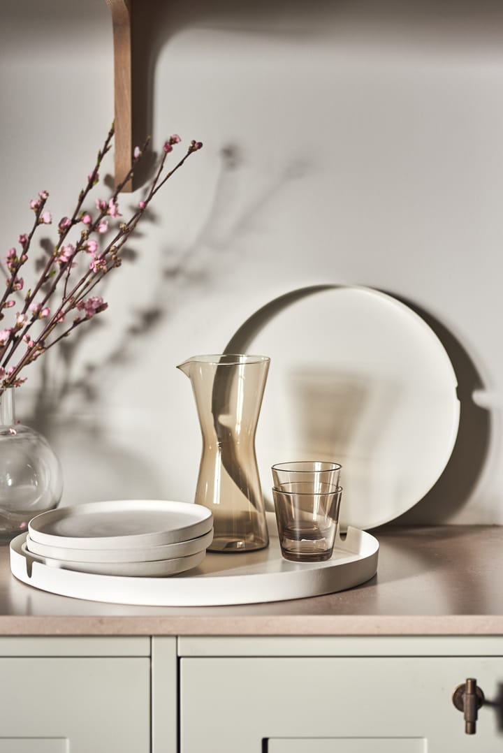 Edgy Tablett Ø30cm, Weiß Scandi Living