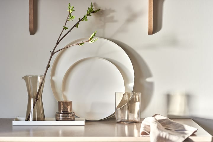 Edgy Tablett Ø30cm, Weiß Scandi Living