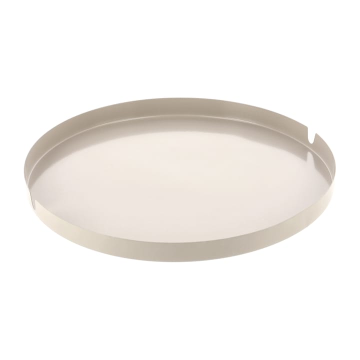 Edgy Tablett Ø40cm - Greige - Scandi Living