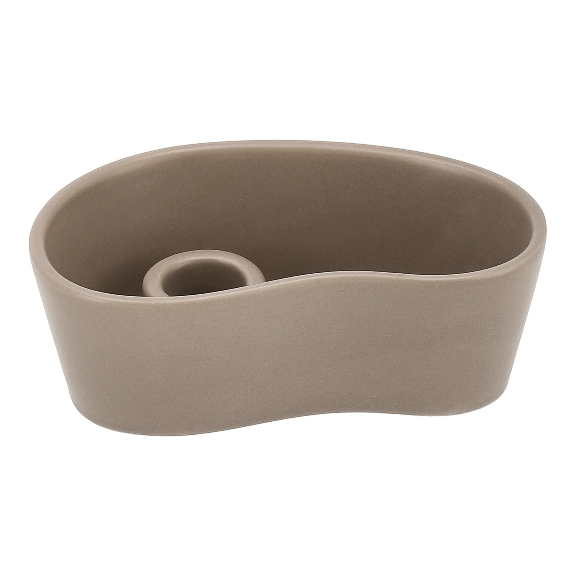 Ember Kerzenhalter, Taupe, 8x14 cm Scandi Living