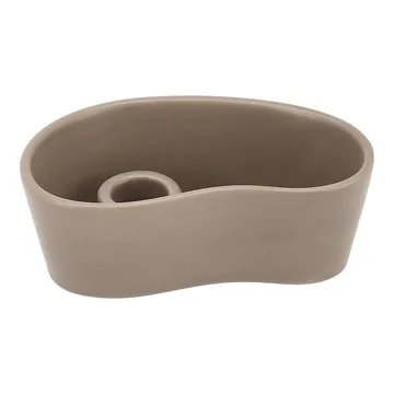 Ember Kerzenhalter - Taupe, 8x14 cm - Scandi Living