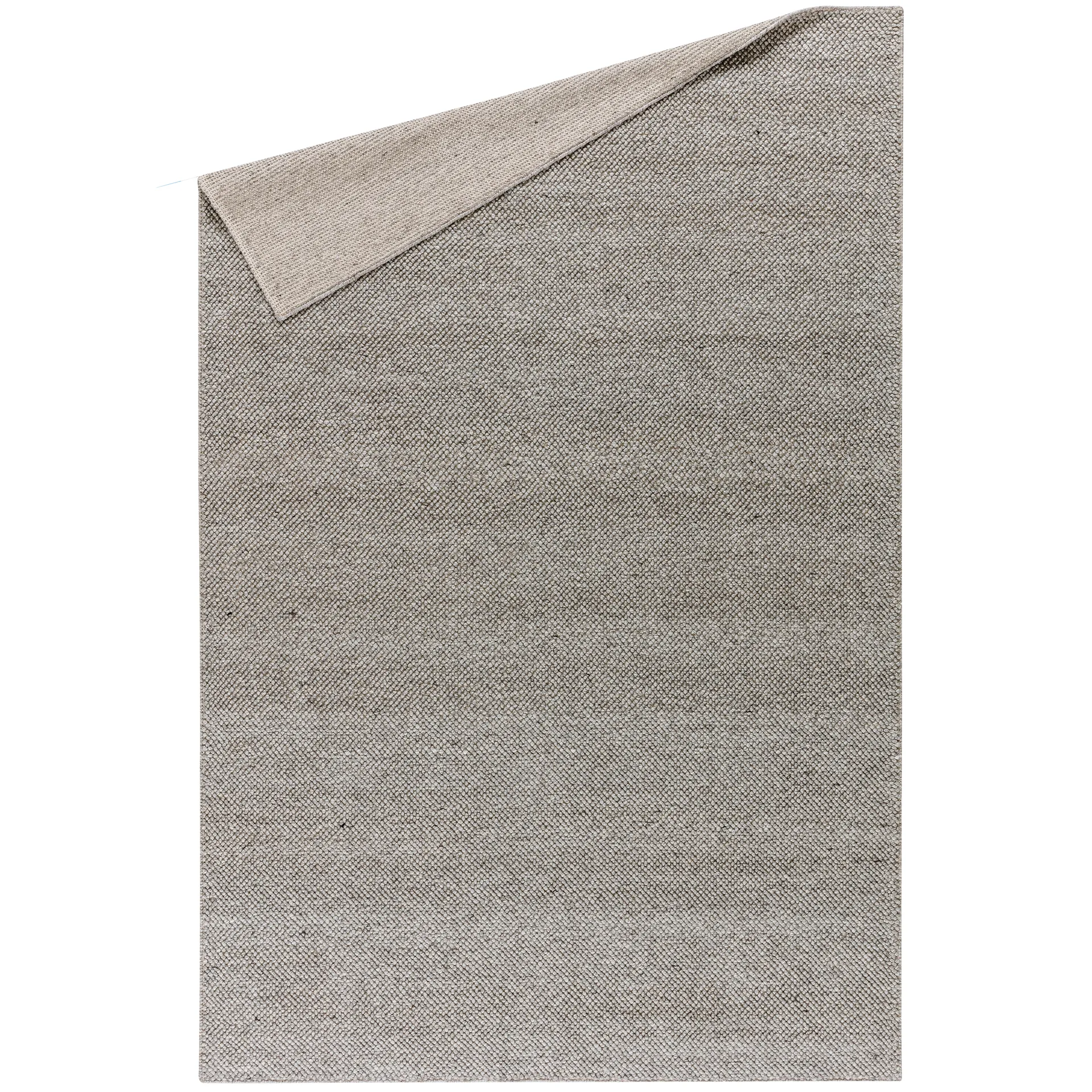 Flock Wollteppich naturgrau, 200x300 cm Scandi Living