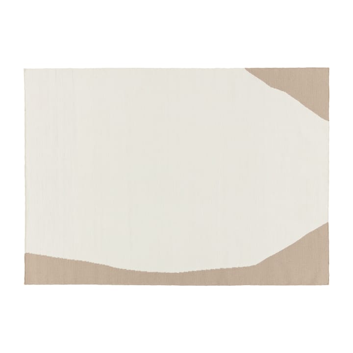 Flow Kelimteppich weiß-beige - 170x240 cm - Scandi Living