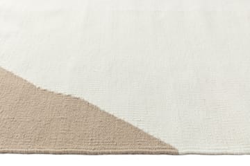 Flow Kelimteppich weiß-beige - 170x240 cm - Scandi Living
