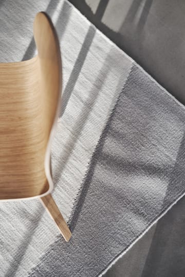Flow Kelimteppich weiß-grau - 170x240 cm - Scandi Living