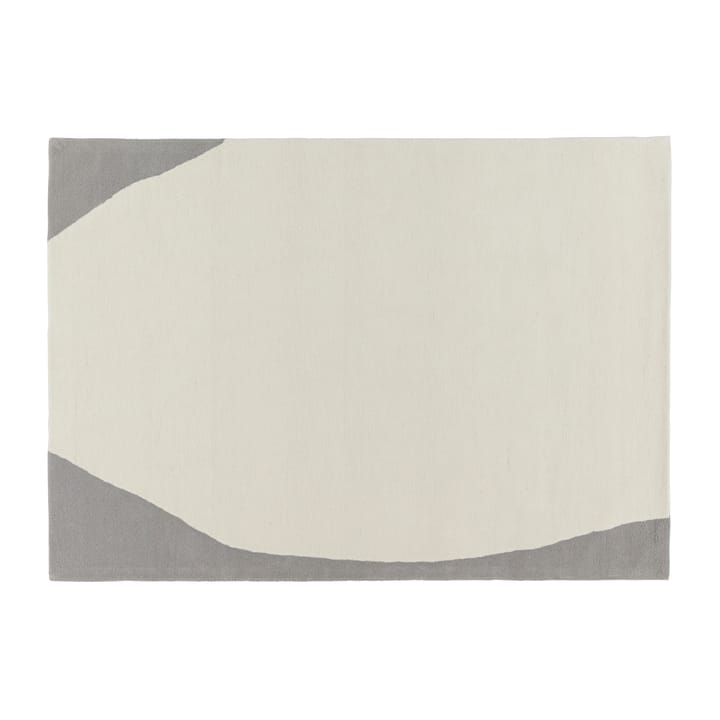 Flow Wollteppich weiß-grau - 170x240 cm - Scandi Living