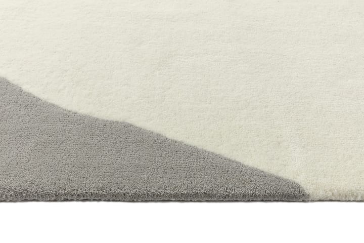 Flow Wollteppich weiß-grau - 170x240 cm - Scandi Living