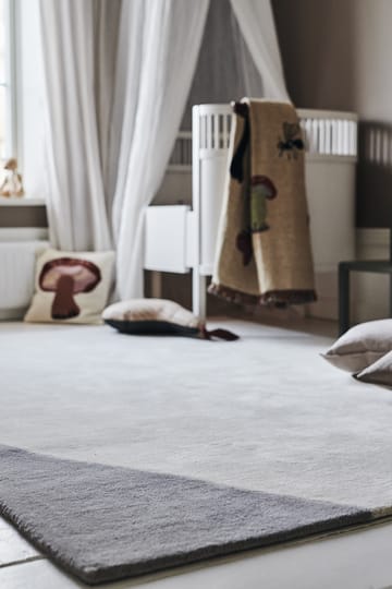 Flow Wollteppich weiß-grau - 170x240 cm - Scandi Living