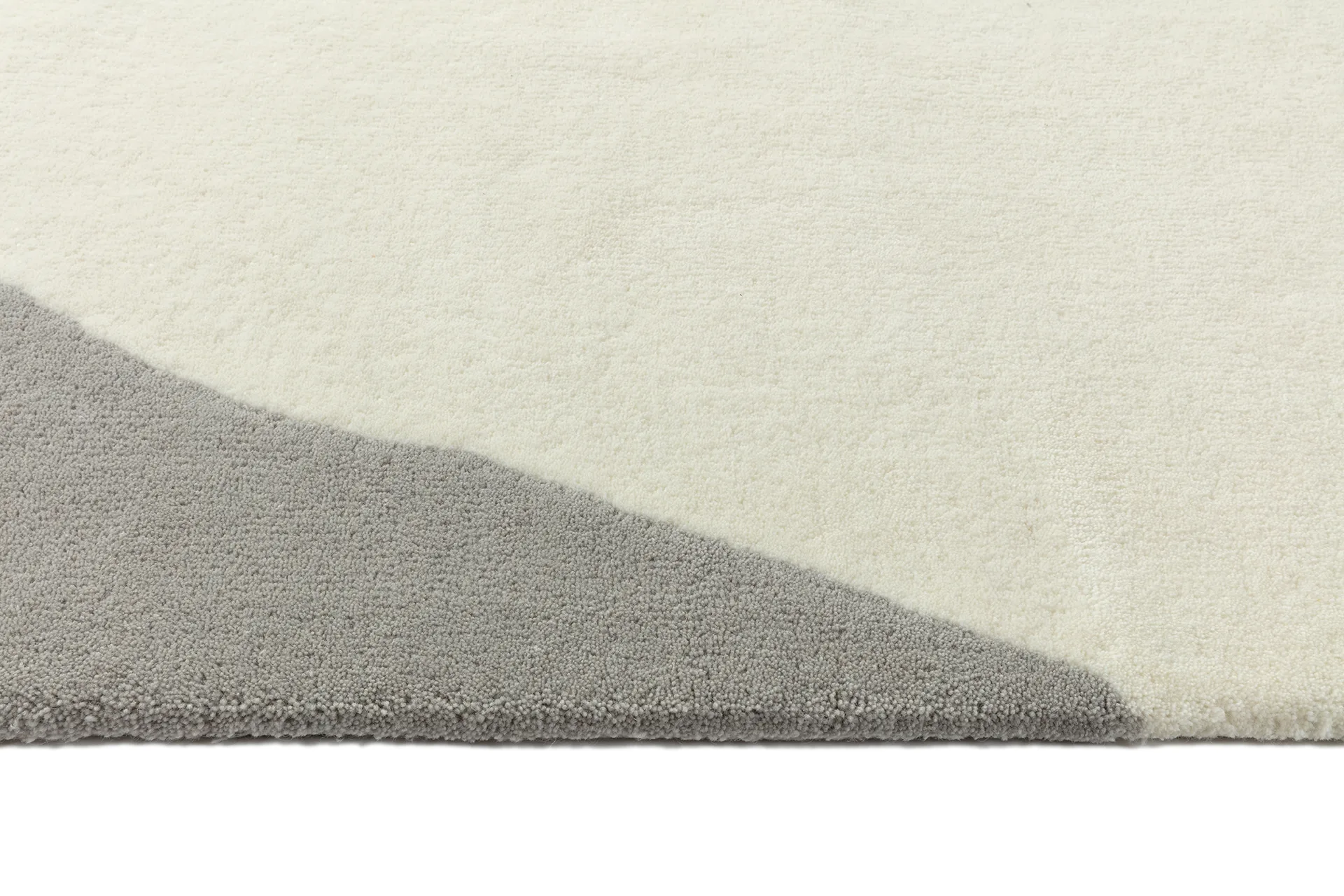 Flow Wollteppich weiß-grau, 200x300 cm Scandi Living