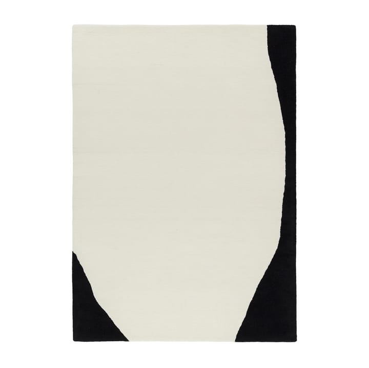 Flow Wollteppich weiß-schwarz, 200x300 cm Scandi Living