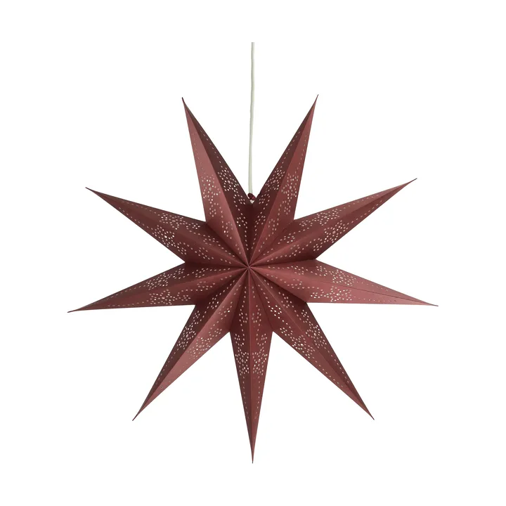 Folk Adventsstern - Burgundy, Ø60 cm - Scandi Living