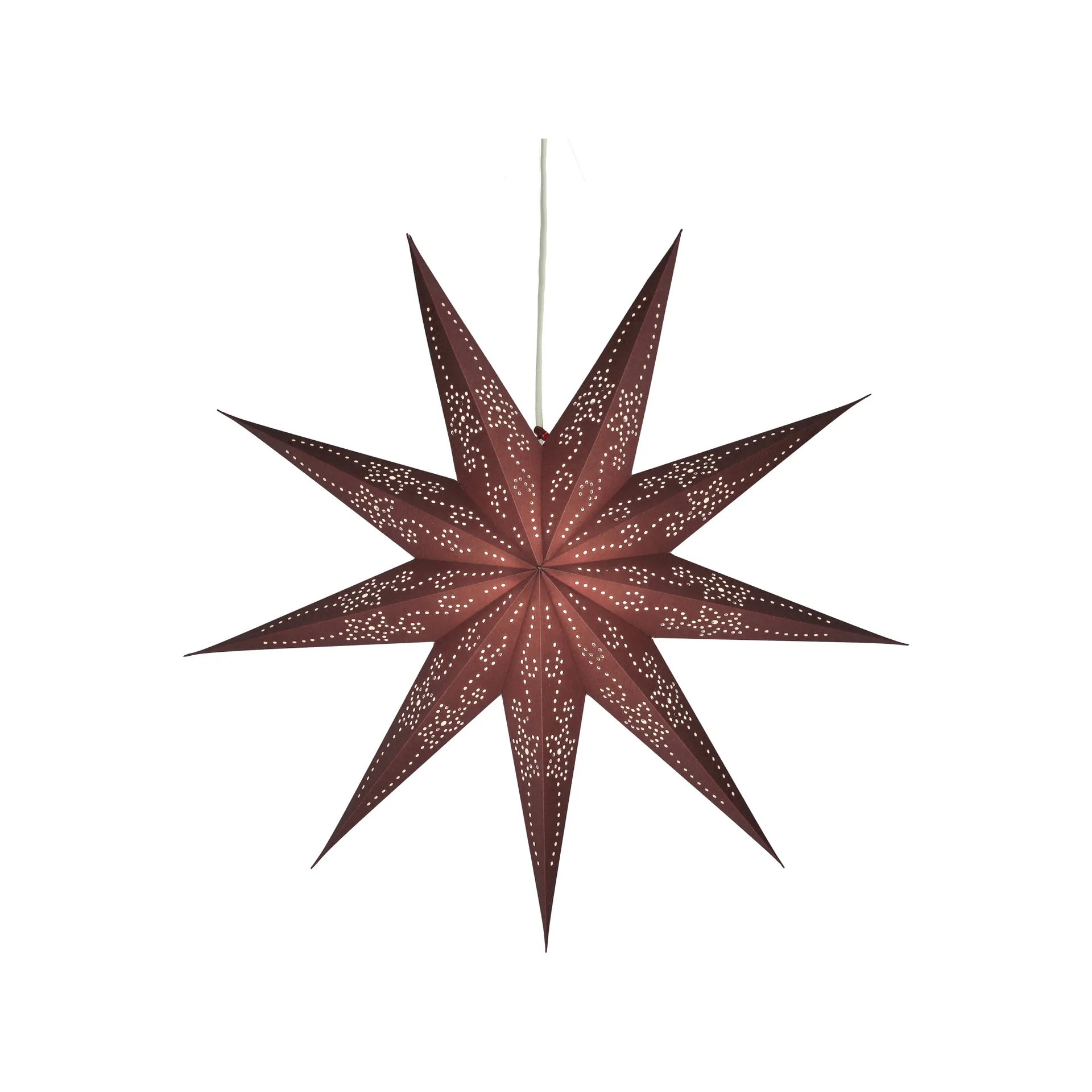Folk Adventsstern, Burgundy, Ø60 cm Scandi Living