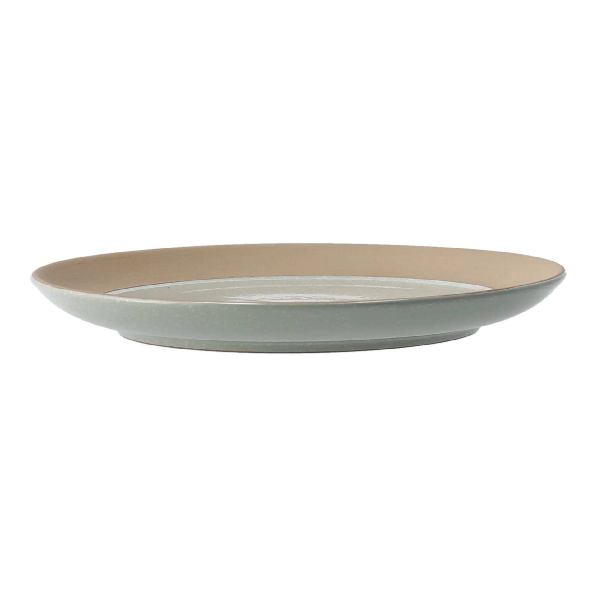 Fossil Teller Ø 21 cm, Grün Scandi Living