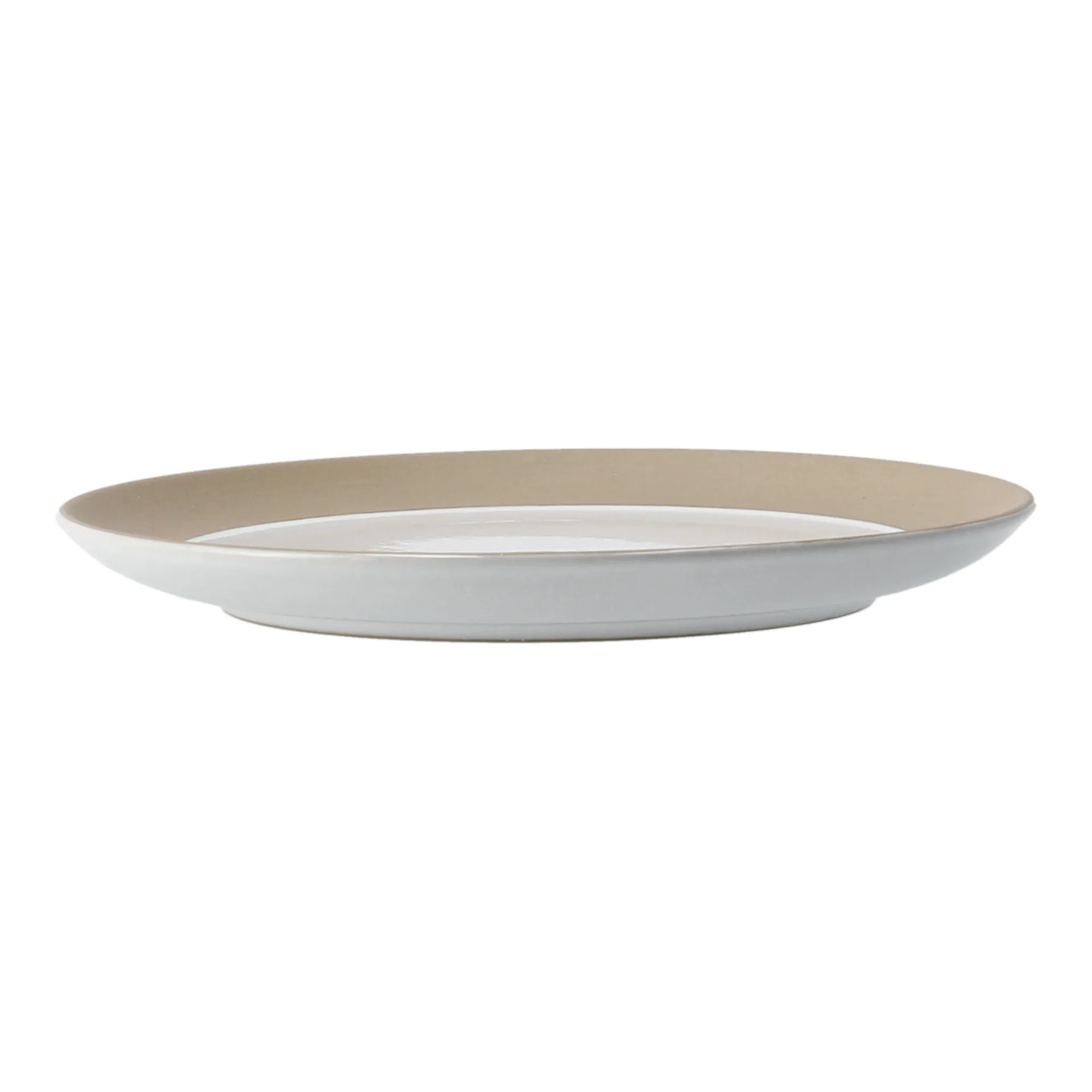 Fossil Teller Ø 21 cm, Weiß Scandi Living