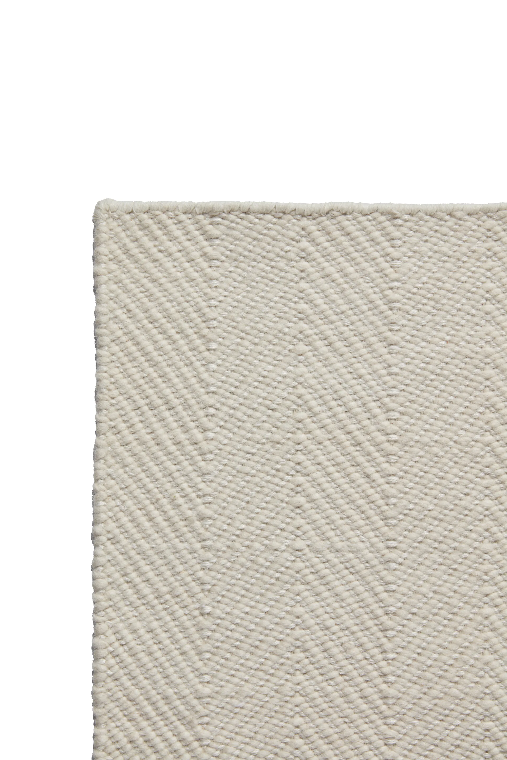 Furrow Wollteppich naturweiß, 170x240 cm Scandi Living