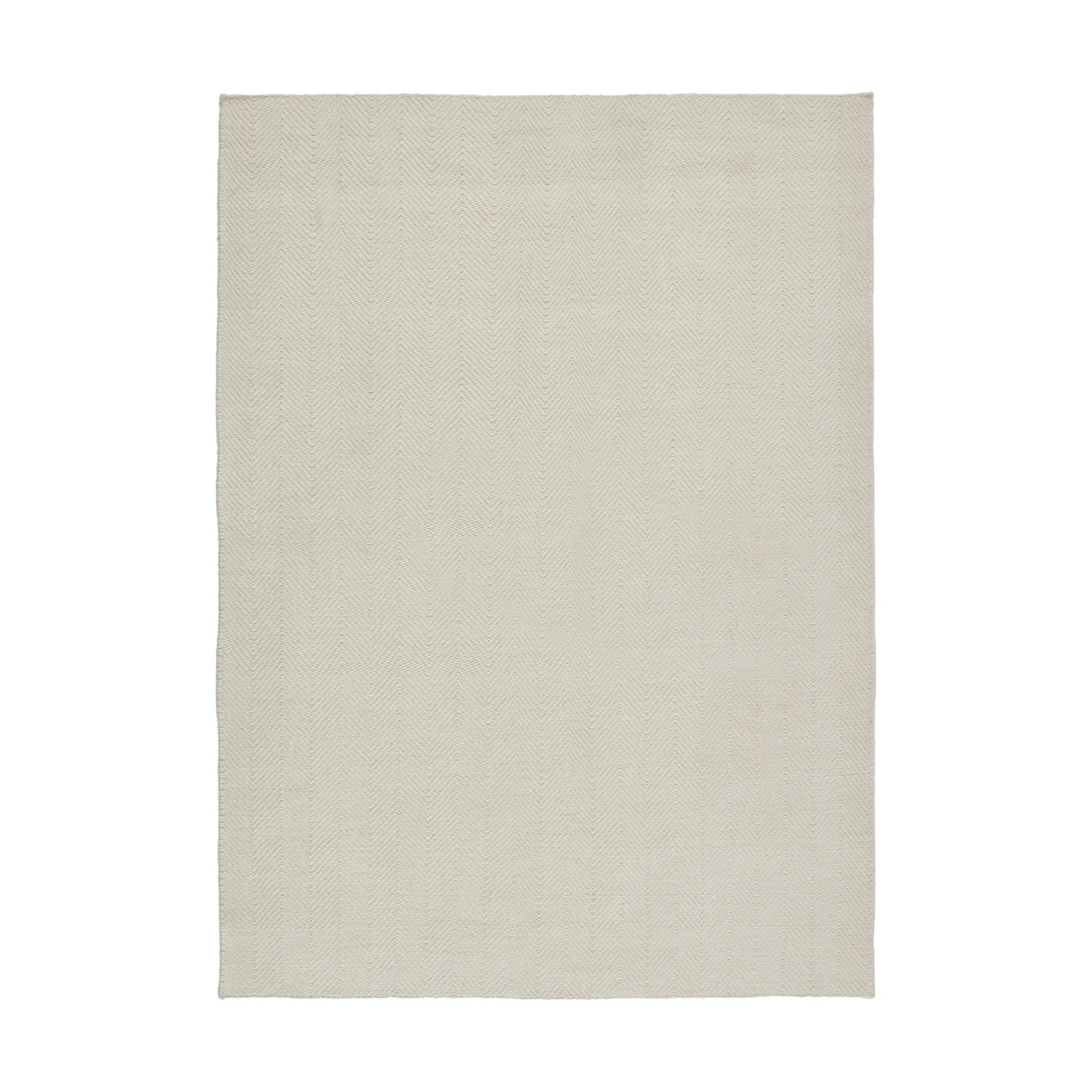 Furrow Wollteppich naturweiß, 200x300 cm Scandi Living