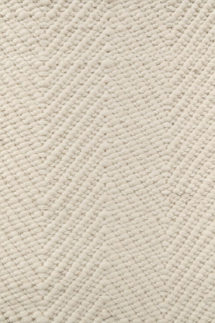 Furrow Wollteppich naturweiß, 80x240 cm Scandi Living