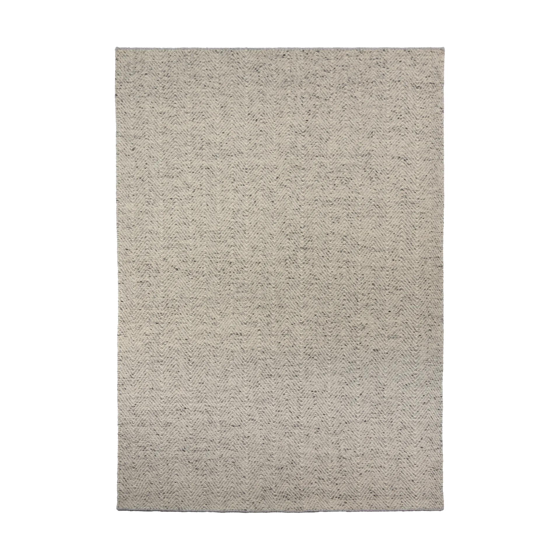 Furrow Wollteppich naturweiß/grau, 200x300 cm Scandi Living
