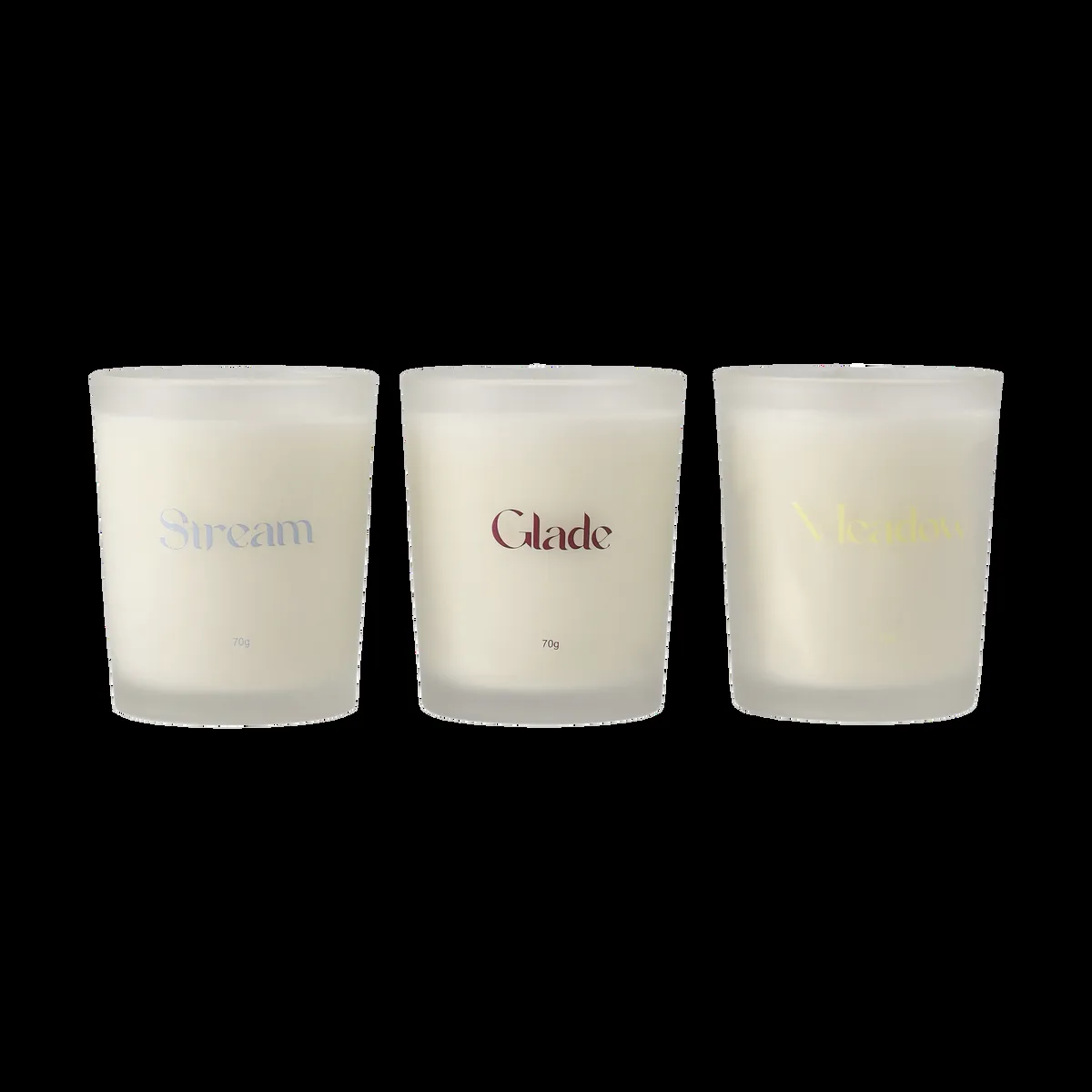 Scandi Living Geschenkverpackung Duftkerze 3er-Pack