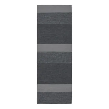 Granite Wollteppich dunkelgrau - 80 x 240cm - Scandi Living