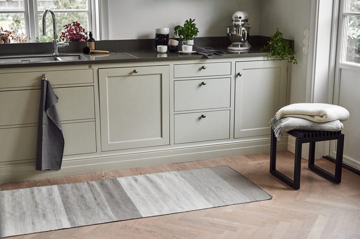 Granite Wollteppich hellgrau - 80 x 240cm - Scandi Living