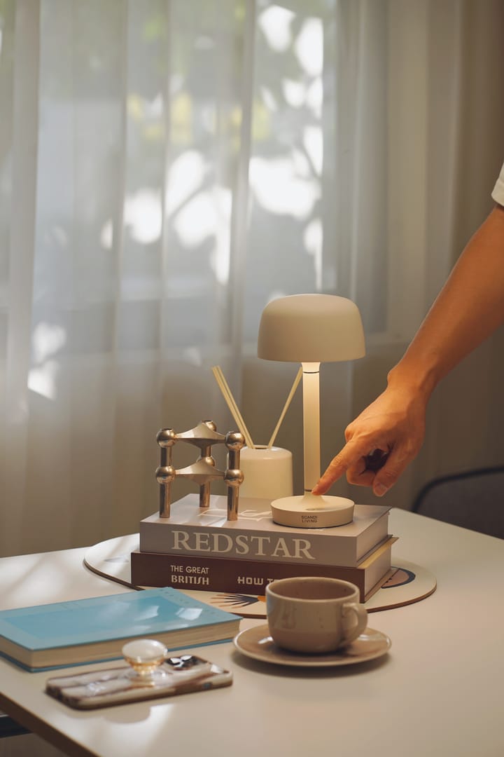 Halo portable Tischleuchte 25,5 cm, Beige Scandi Living
