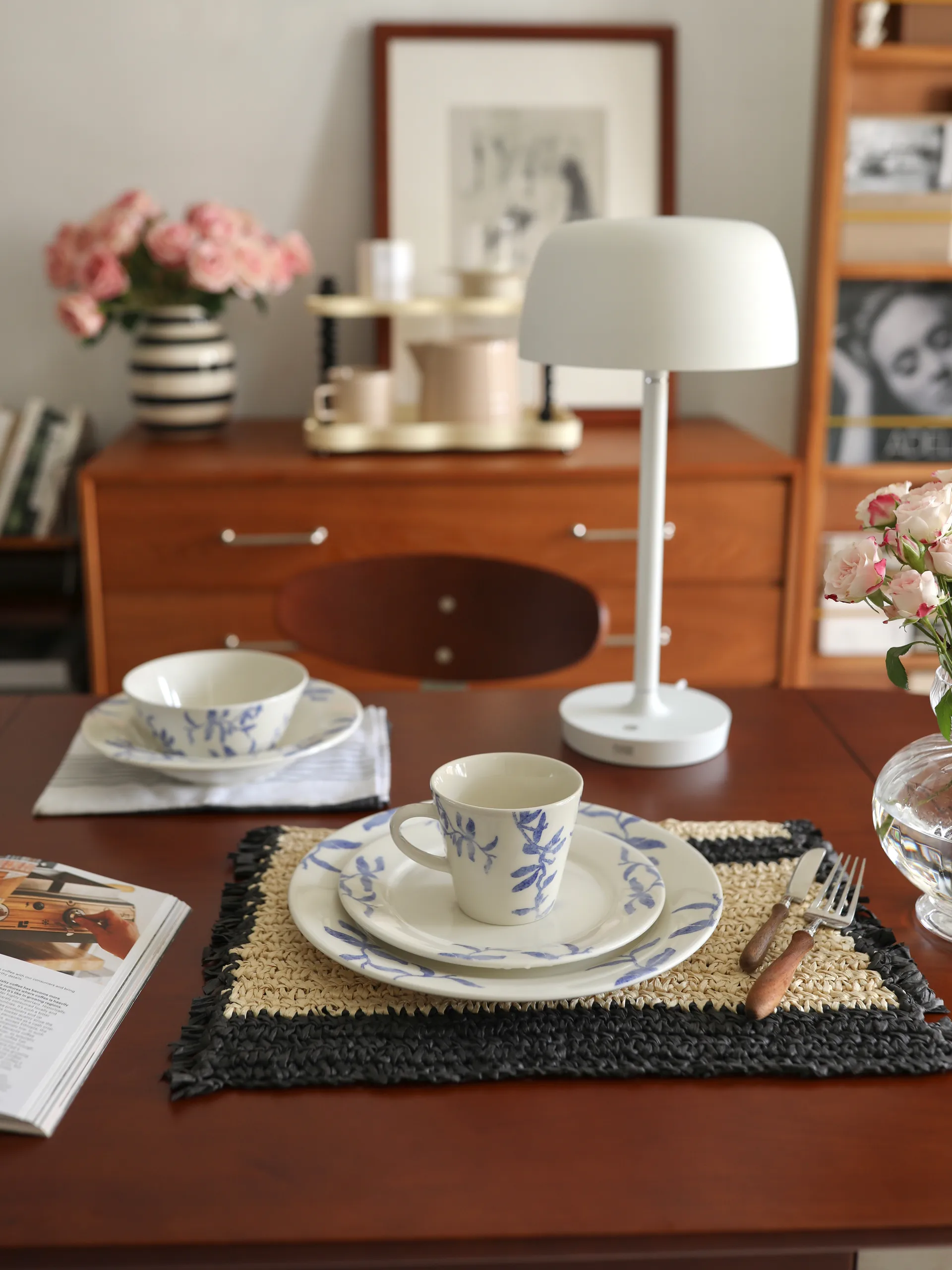 Halo Tischleuchte 45,5 cm, White Scandi Living