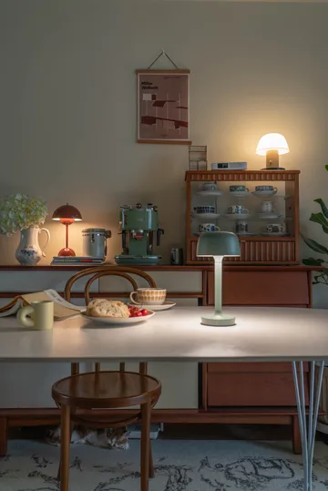 Halo tragbare Tischleuchte 25,5 cm - Green - Scandi Living