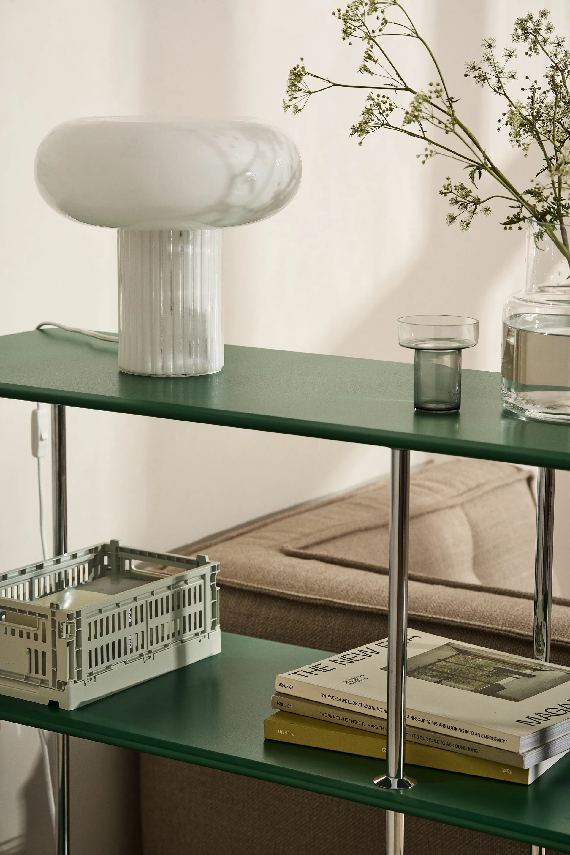 Haven Tischleuchte 26 cm, Weiß Scandi Living