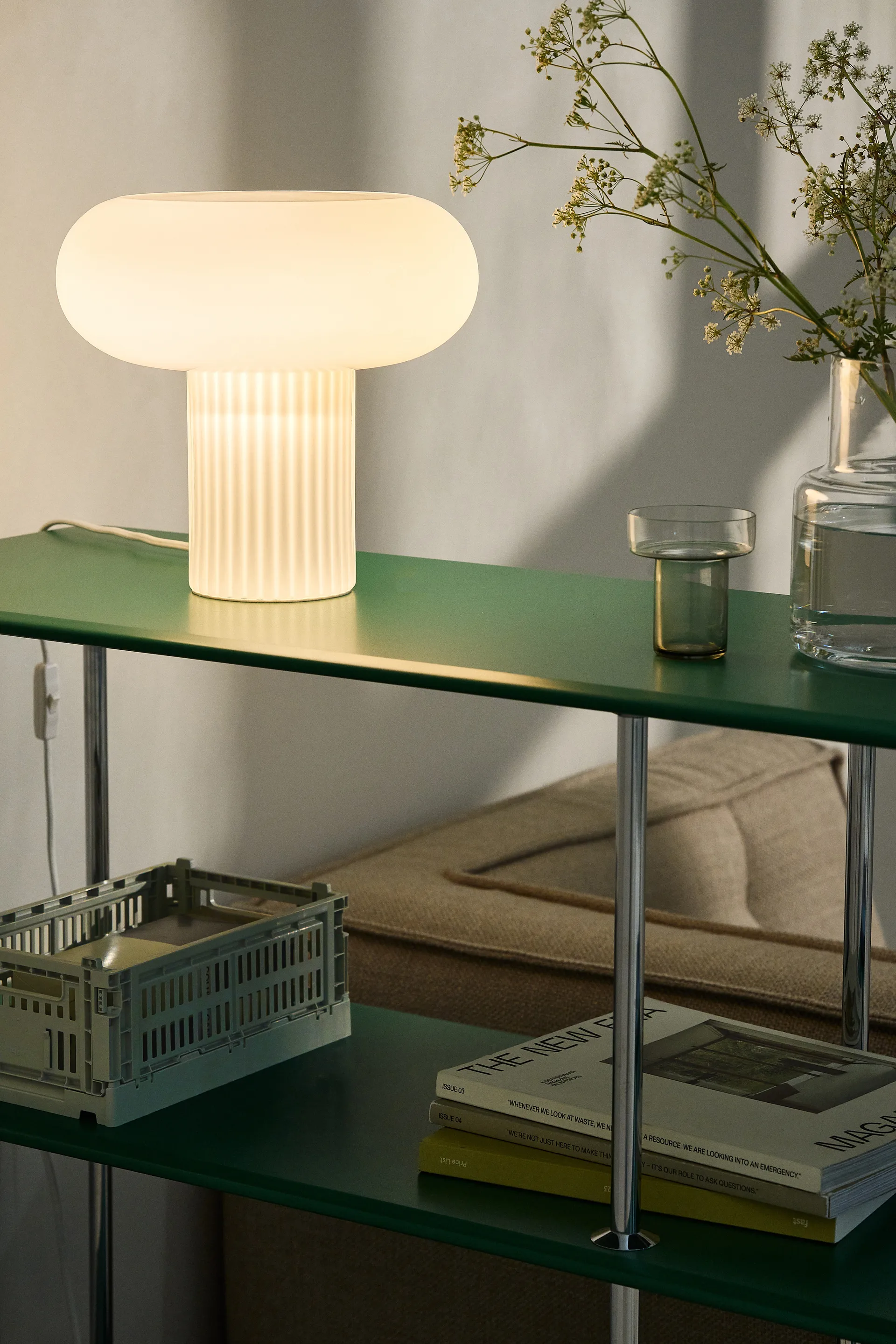 Haven Tischleuchte 26 cm, Weiß Scandi Living