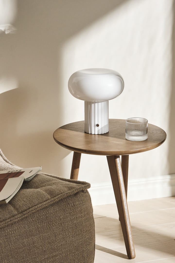Haven Tischleuchte portabel 22 cm, Weiß Scandi Living