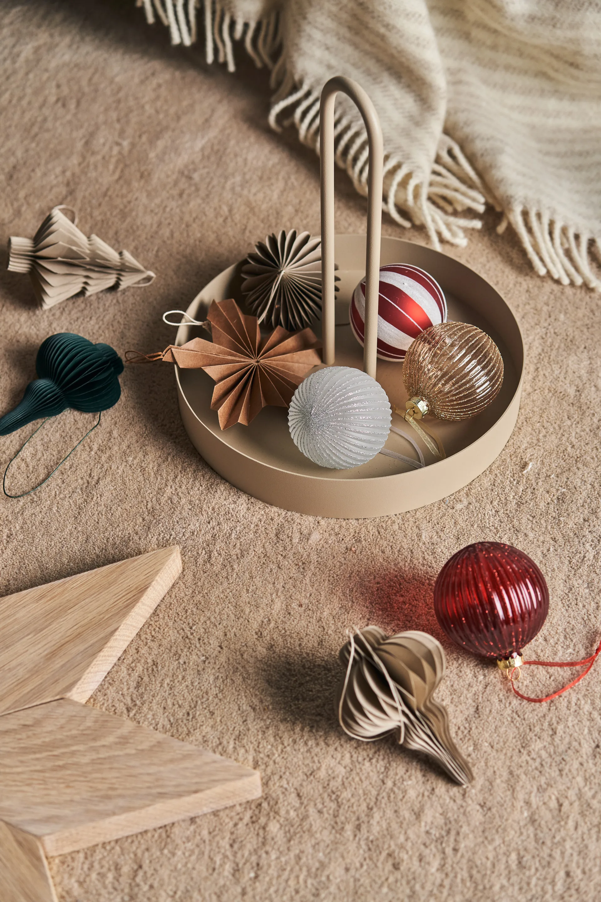 Holiday Weihnachtskugel 6er-Pack, White Scandi Living