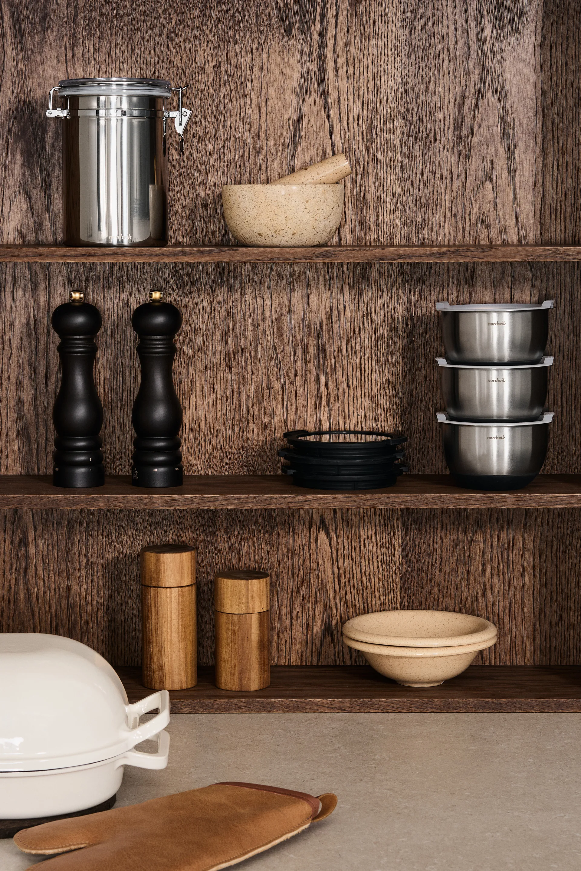 Hollow Salzmühle 13 cm, Akazie Scandi Living