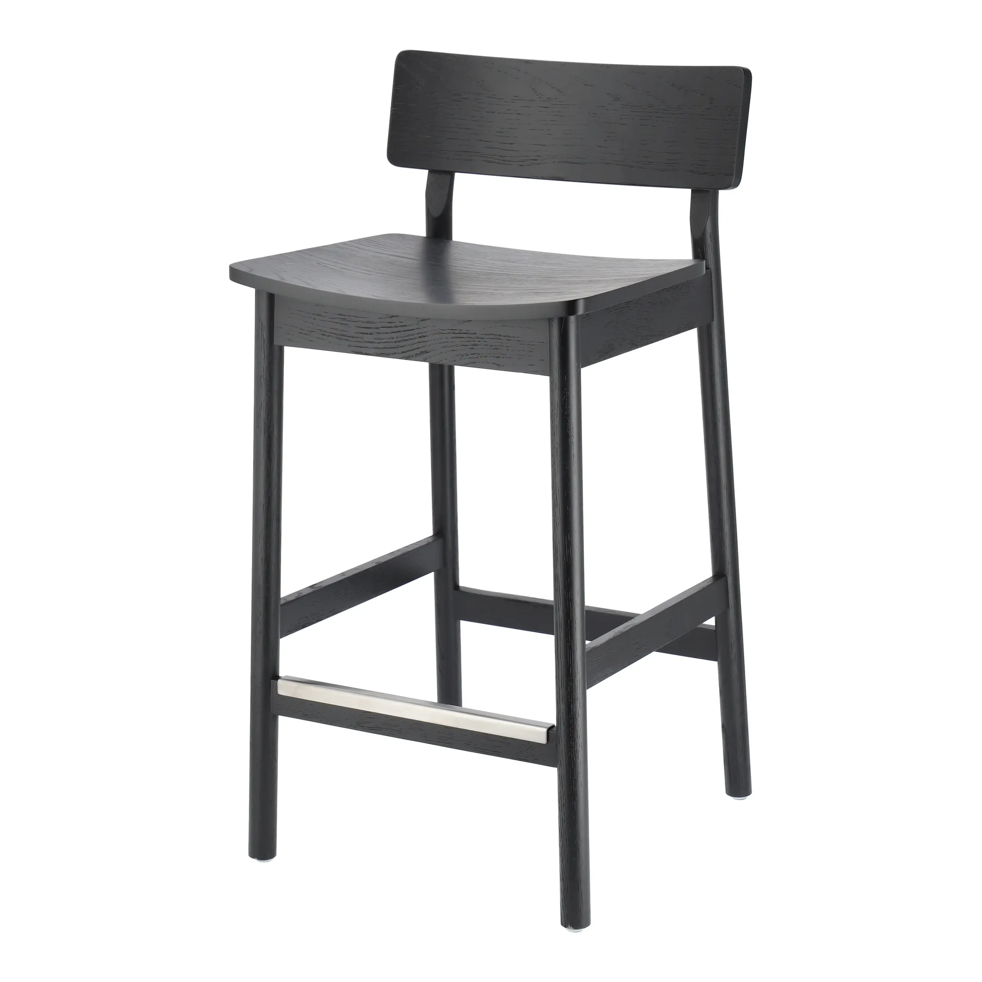 Horizon Barstuhl 67 cm, Black brushed oak Scandi Living